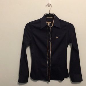 Womens Fitted Burberry Brit  long sleeve shirt